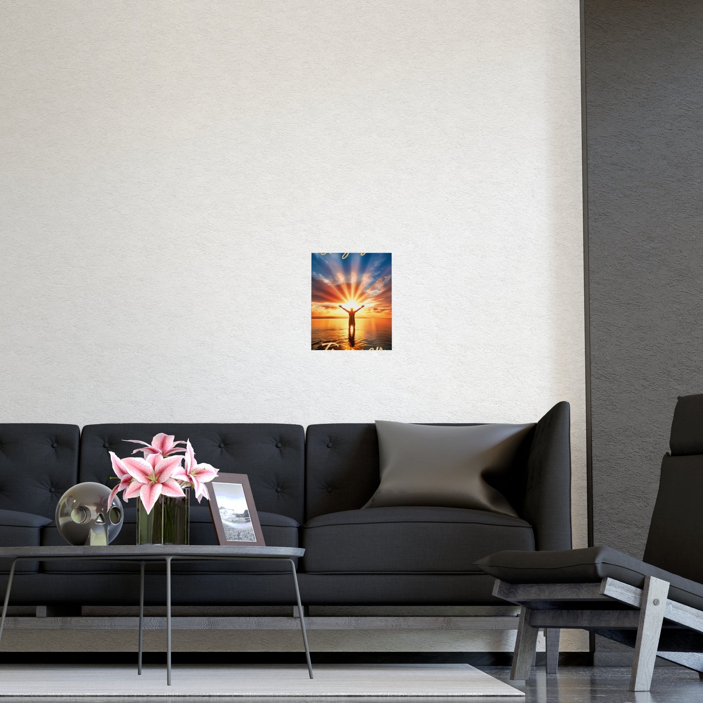 Soulful Reflections: Customizable Framed Vertical Poster for Mindful Inspiration - B&N: Human Eco-Solutions