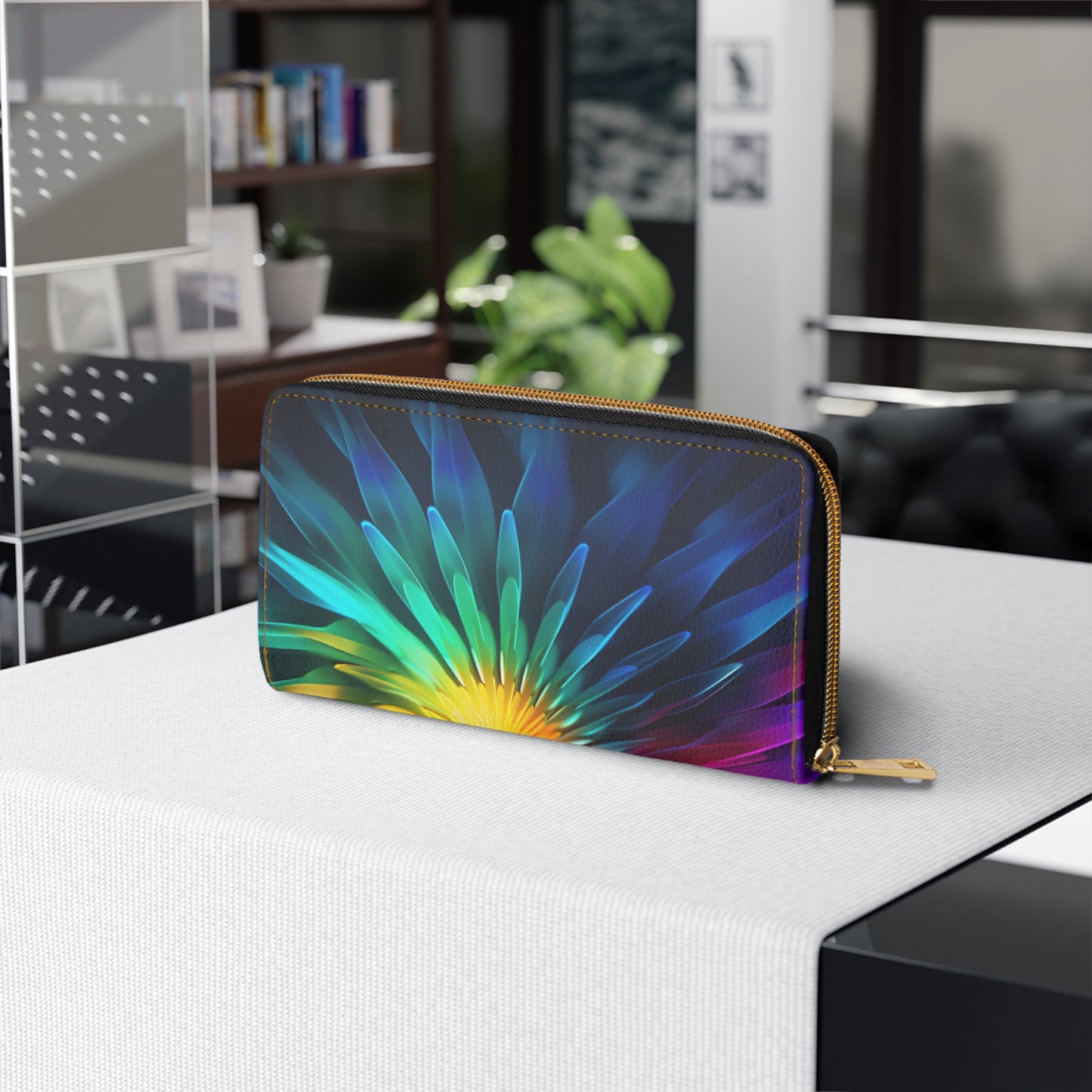 Chakra Harmony: Customizable Zipper Wallet for Mindful Organization - B&N: Human Eco-Solutions