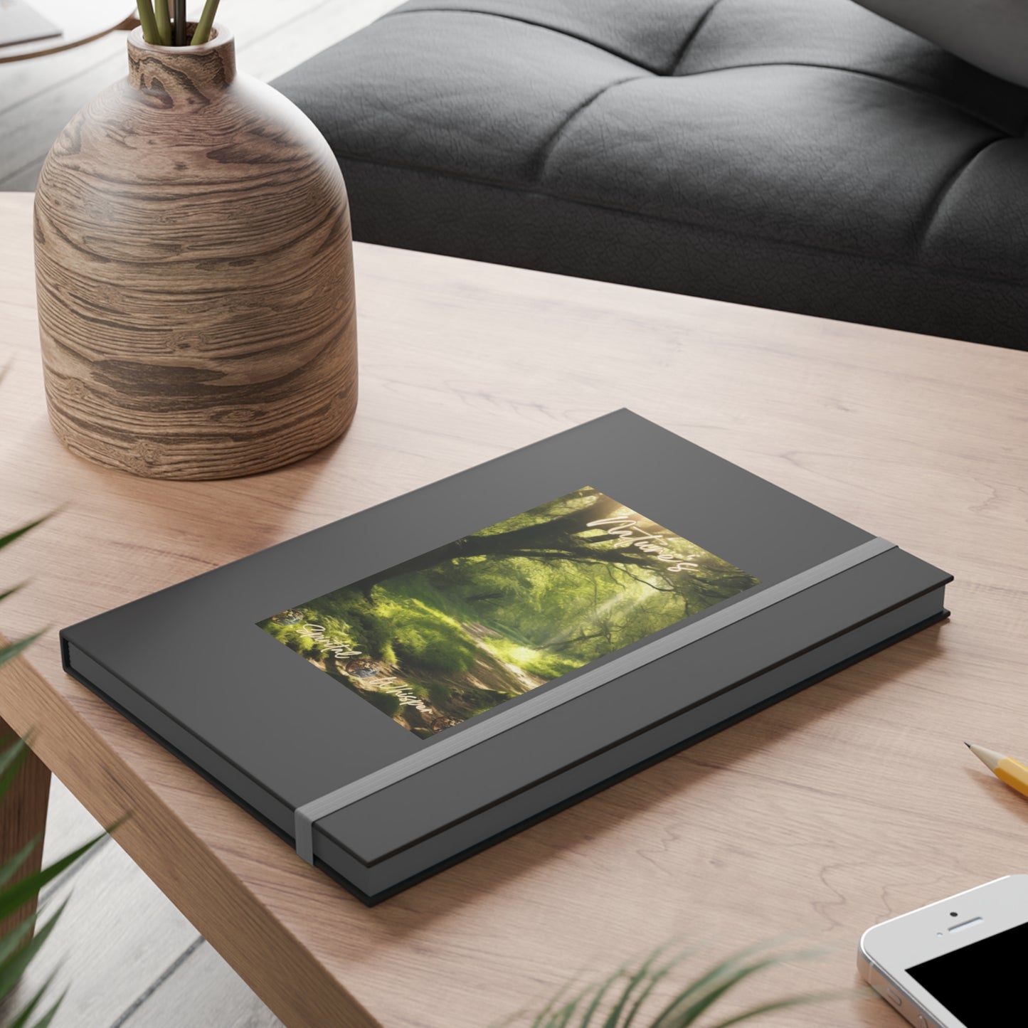 Nature's Harmony: Custom Color Contrast Notebook - Ruled for Mindful Connection - B&N: Human Eco-Solutions
