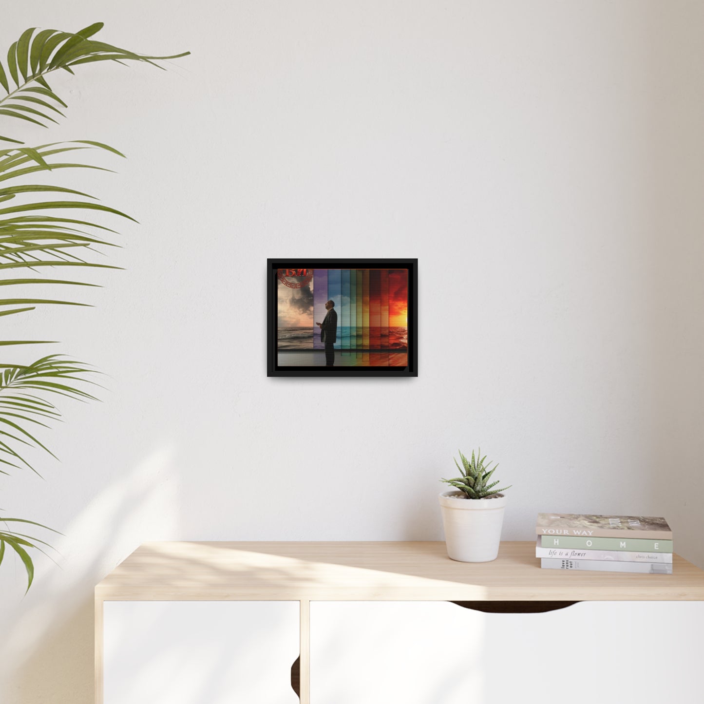 Climate Conscious: Matte Canvas, Black Frame - Promoting Awareness - B&N: Human Eco-Solutions
