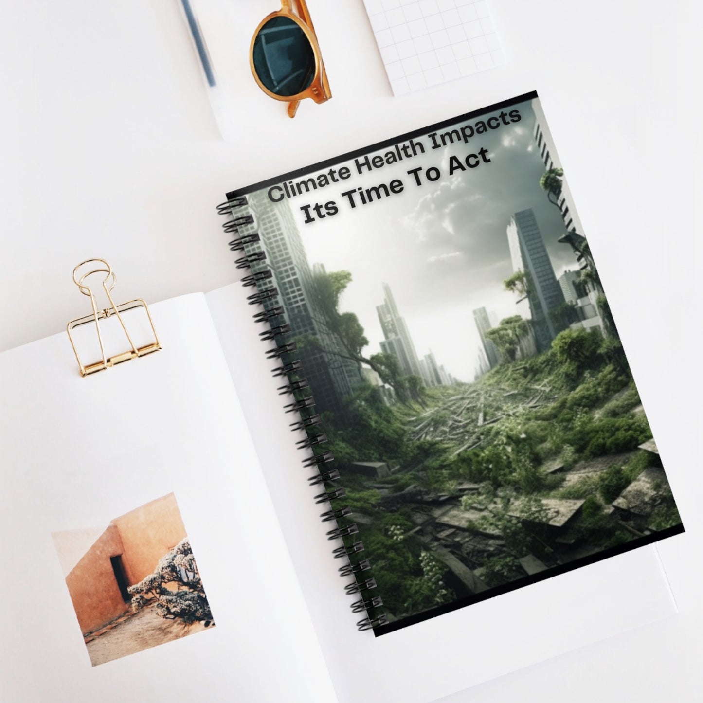 Earth Guardian: Custom Spiral Notebook - Ruled Line for Environmental Awareness - B&N: Human Eco-Solutions