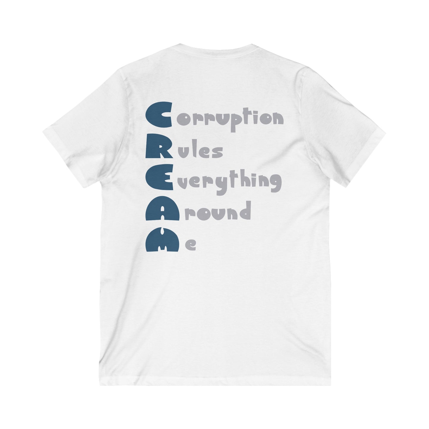 Unisex Jersey Short Sleeve V-Neck Tee