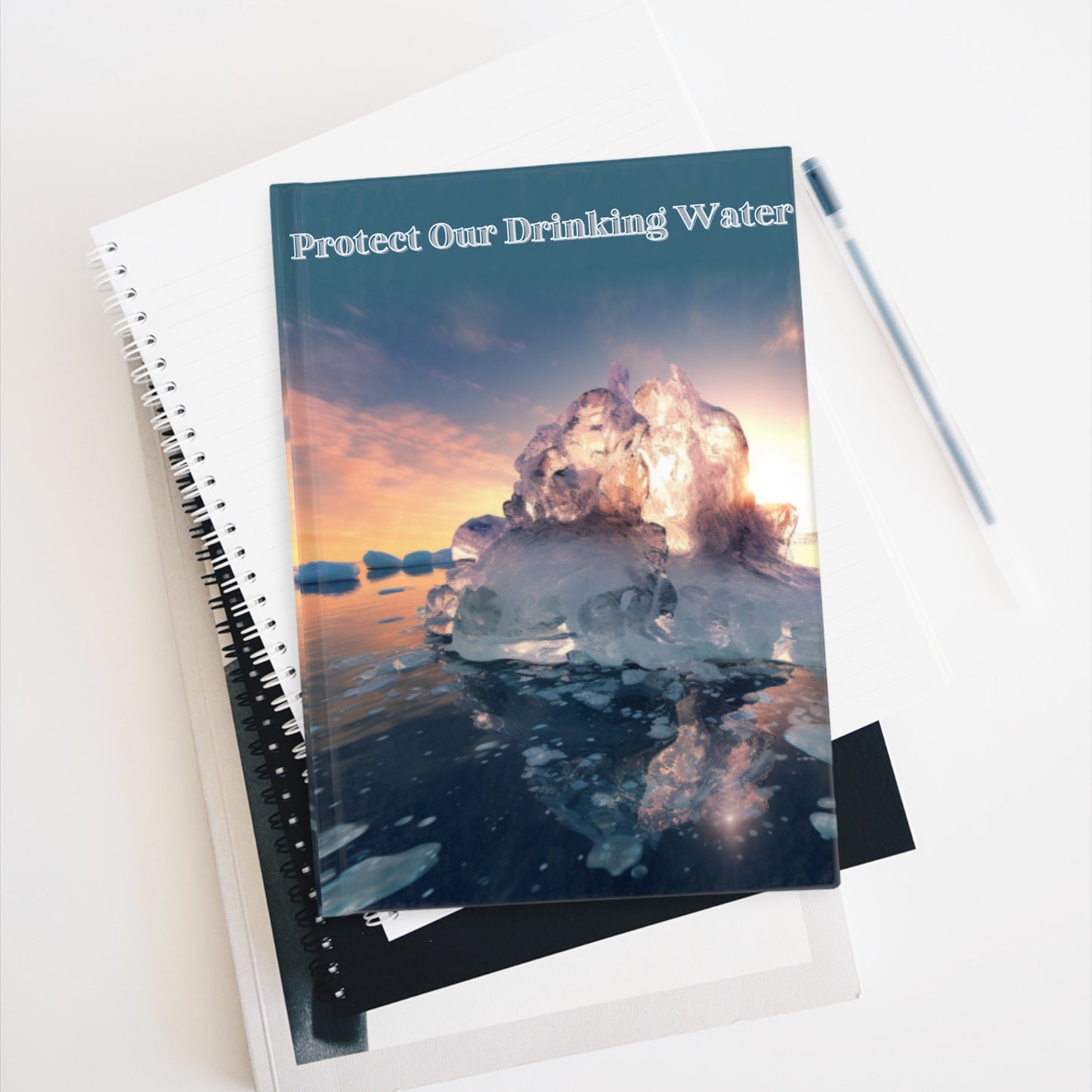 Reflections: Custom Ruled Line Journal - Promoting Water Pollution Awareness - B&N: Human Eco-Solutions