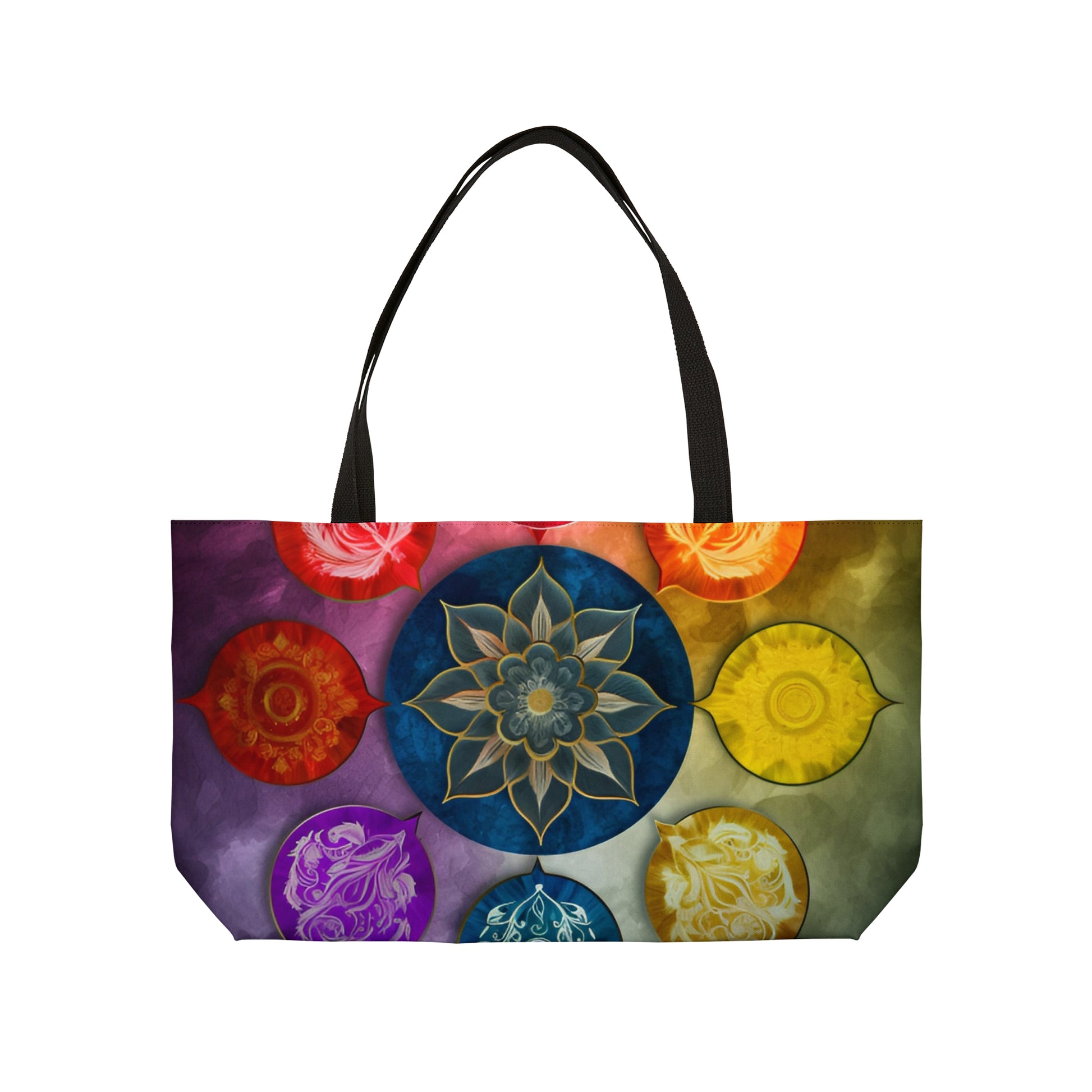 Spiritual Journeys: Customizable Weekender Tote Bag for Centered Well-Being - B&N: Human Eco-Solutions