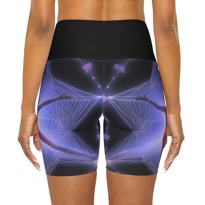 Mind-Body Connection High-Waisted Yoga Shorts - Embrace Harmony in Style - B&N: Human Eco-Solutions