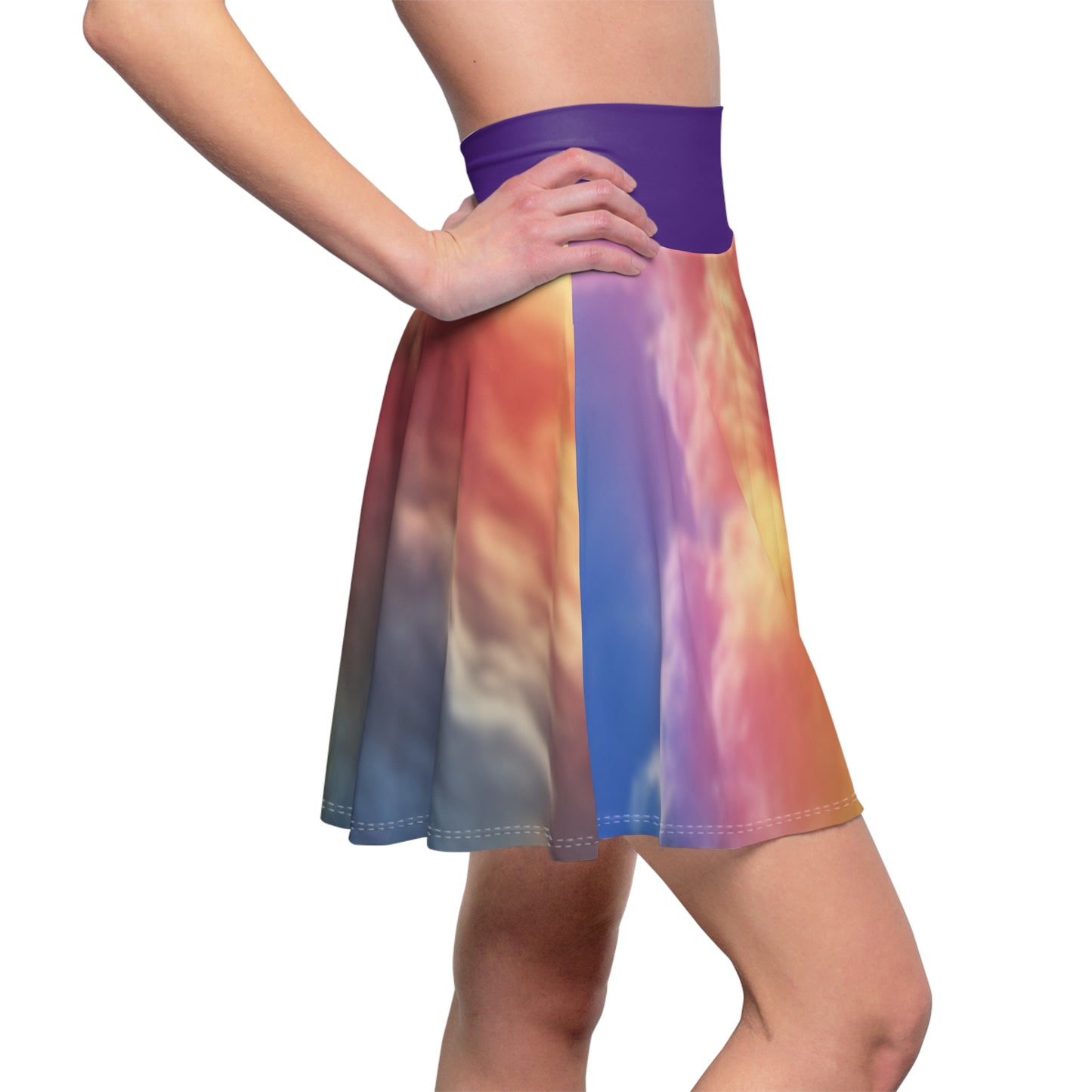 Manifestation Inspired Women's Skater Skirt - Embrace Creative Freedom - B&N: Human Eco-Solutions