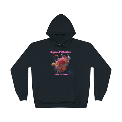 "Unisex EcoSmart® Pullover Hoodie Sweatshirt - Promoting Awareness of Ocean Acidification" - B&N: Human Eco-Solutions