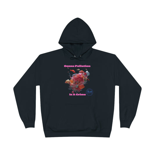 "Unisex EcoSmart® Pullover Hoodie Sweatshirt - Promoting Awareness of Ocean Acidification" - B&N: Human Eco-Solutions