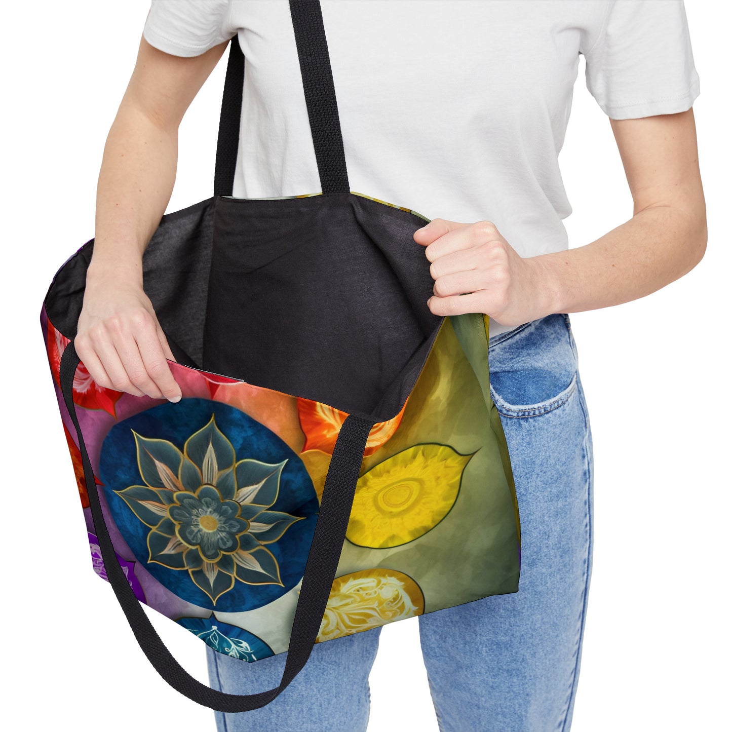 Spiritual Journeys: Customizable Weekender Tote Bag for Centered Well-Being - B&N: Human Eco-Solutions