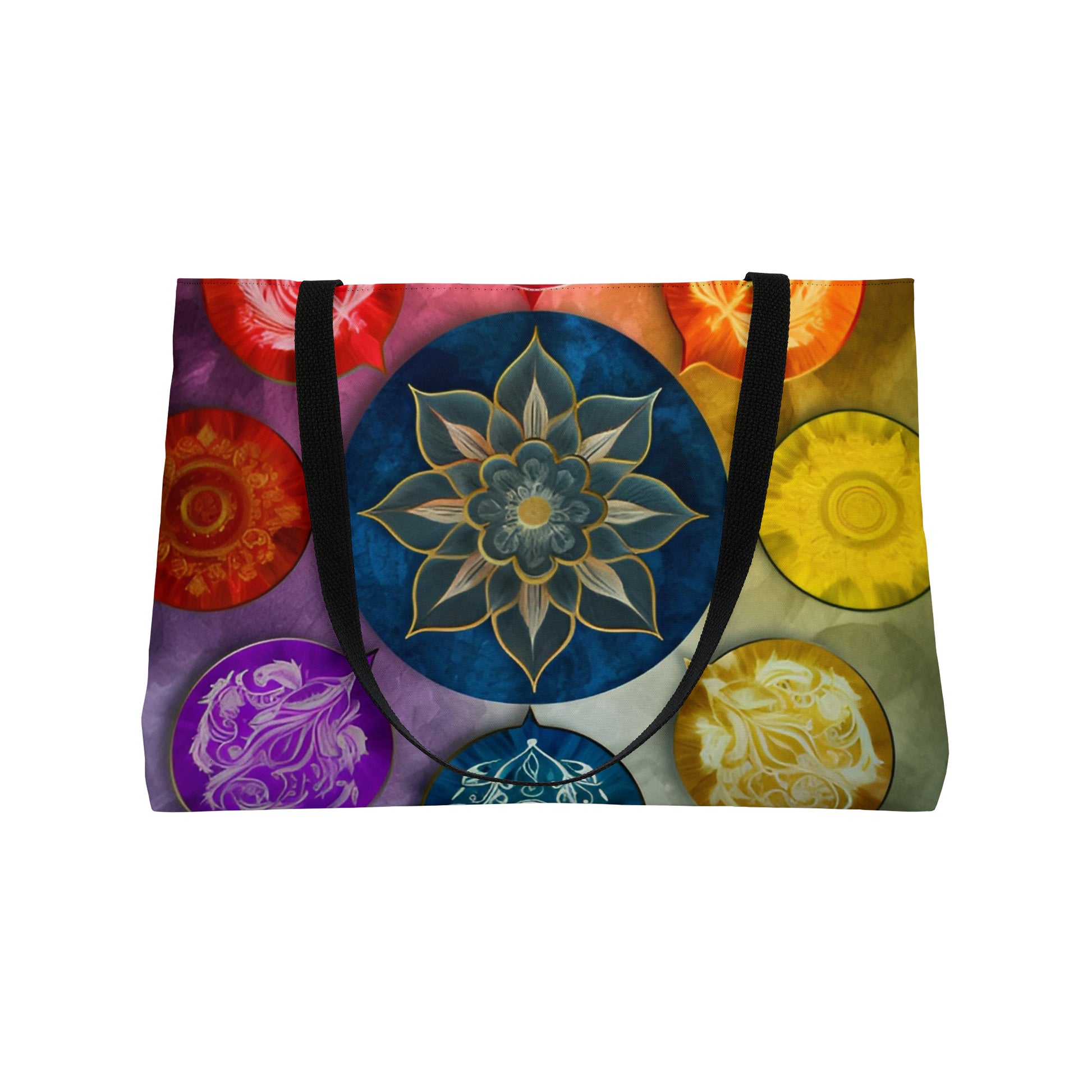 Spiritual Journeys: Customizable Weekender Tote Bag for Centered Well-Being - B&N: Human Eco-Solutions