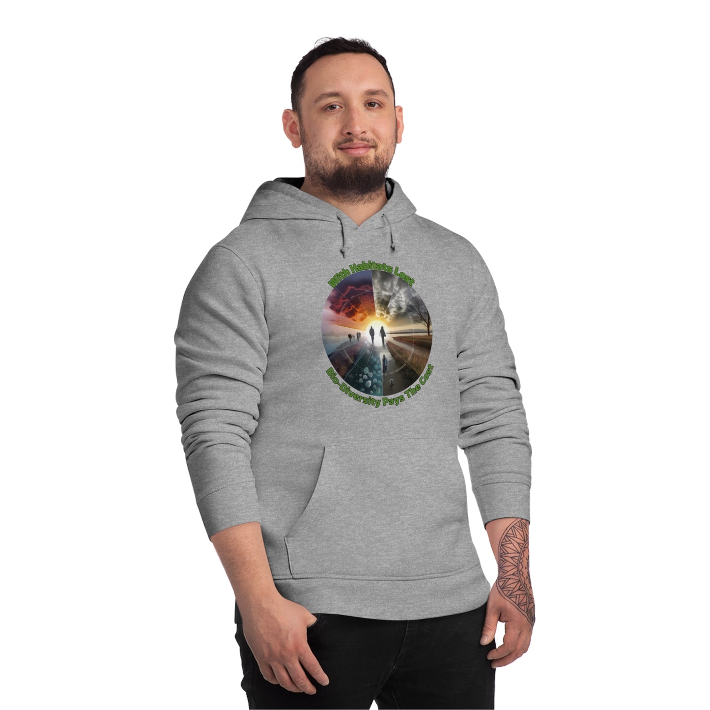 Customizable Drummer Hoodie - Wear Your Rhythm with Purpose - B&N: Human Eco-Solutions