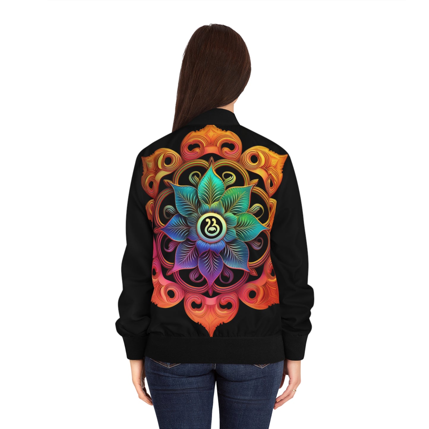 Elevate Your Style: Customizable Women's Bomber Jacket for Spiritual Success - B&N: Human Eco-Solutions