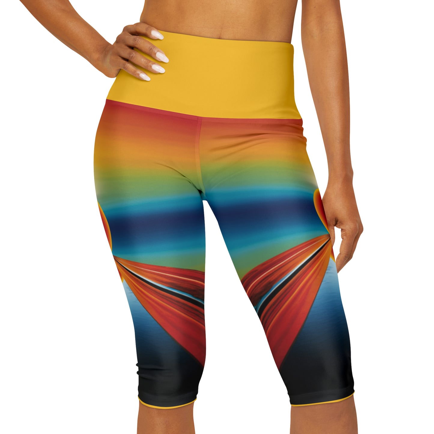 Embark on a Soulful Journey with our Self-Discovery Yoga Capri Leggings - B&N: Human Eco-Solutions