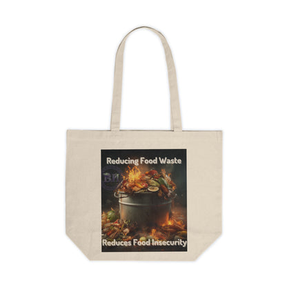 Conscious Shopper: Customizable Canvas Shopping Tote for Mindful Food Awareness - B&N: Human Eco-Solutions