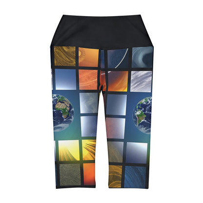 Yoga Capri Leggings (AOP) - B&N: Human Eco-Solutions