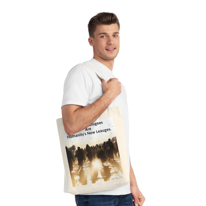 Climate Crisis Woven Tote Bag - Carry the Message of Change - B&N: Human Eco-Solutions