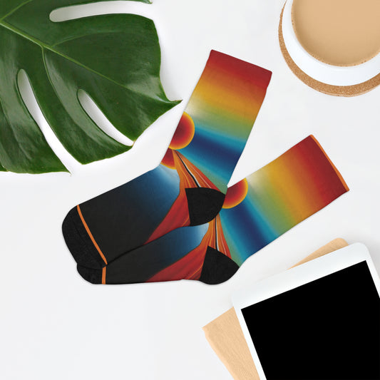 Eco Chic Recycled Poly Socks - Stride with Sustainable Panache - B&N: Human Eco-Solutions