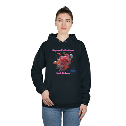 "Unisex EcoSmart® Pullover Hoodie Sweatshirt - Promoting Awareness of Ocean Acidification" - B&N: Human Eco-Solutions