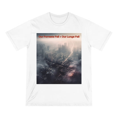 Air Pollution Awareness Organic Staple T-Shirt - Breathe for Change - B&N: Human Eco-Solutions