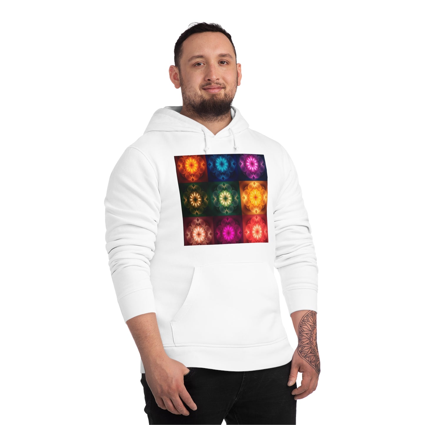 Chakra Harmony Unisex Drummer Hoodie - Embrace Rhythmic Balance - B&N: Human Eco-Solutions