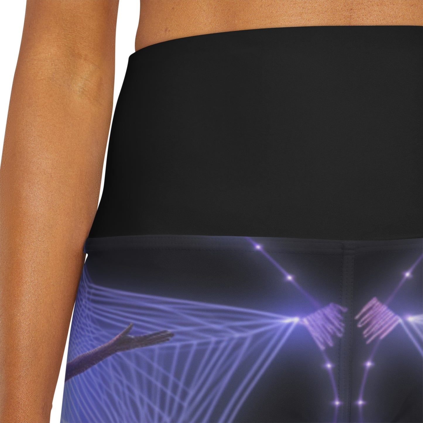 Mind-Body Connection High-Waisted Yoga Shorts - Embrace Harmony in Style - B&N: Human Eco-Solutions