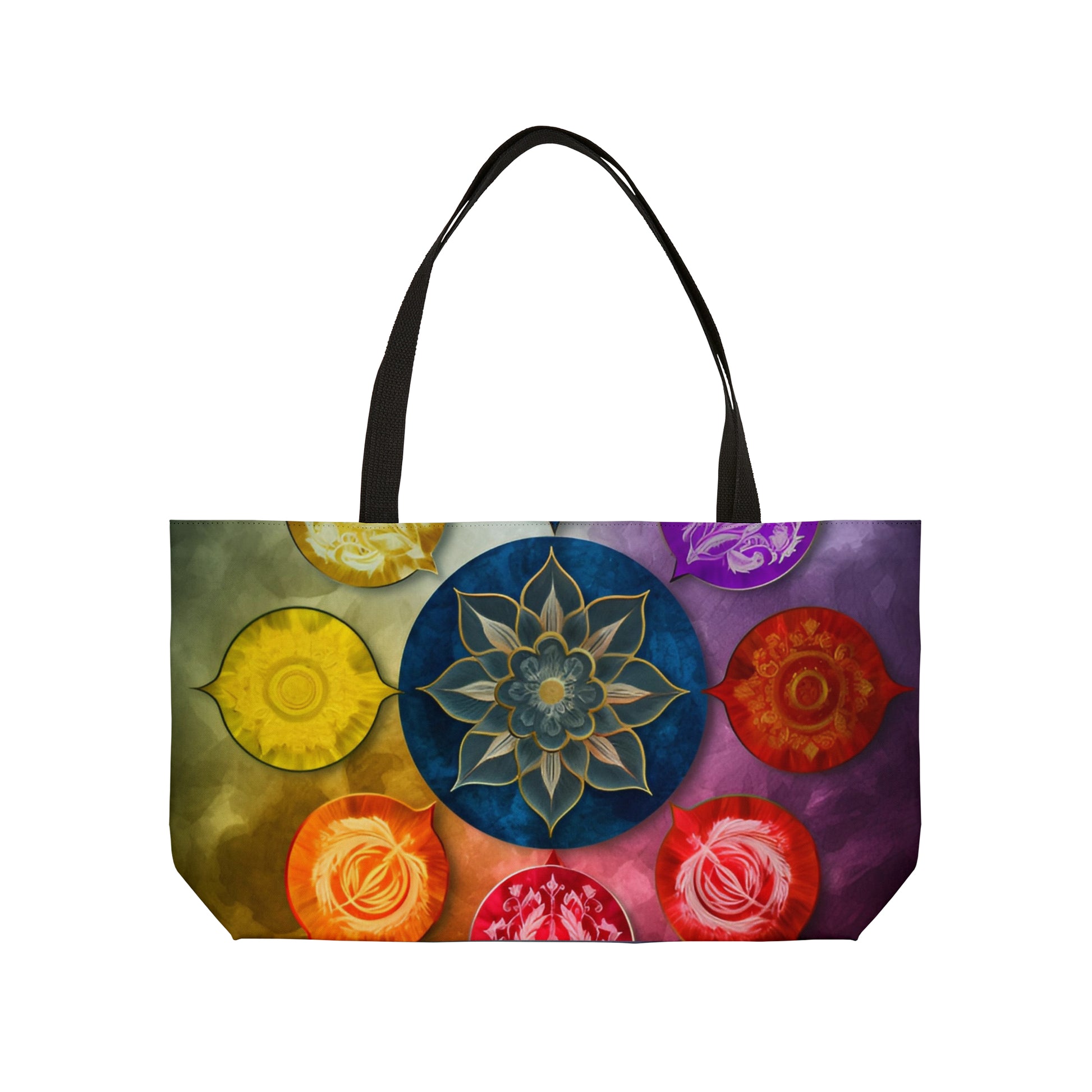 Spiritual Journeys: Customizable Weekender Tote Bag for Centered Well-Being - B&N: Human Eco-Solutions