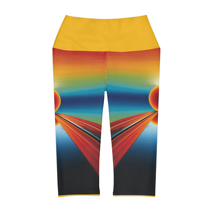 Embark on a Soulful Journey with our Self-Discovery Yoga Capri Leggings - B&N: Human Eco-Solutions