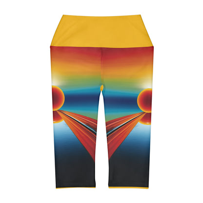 Embark on a Soulful Journey with our Self-Discovery Yoga Capri Leggings - B&N: Human Eco-Solutions