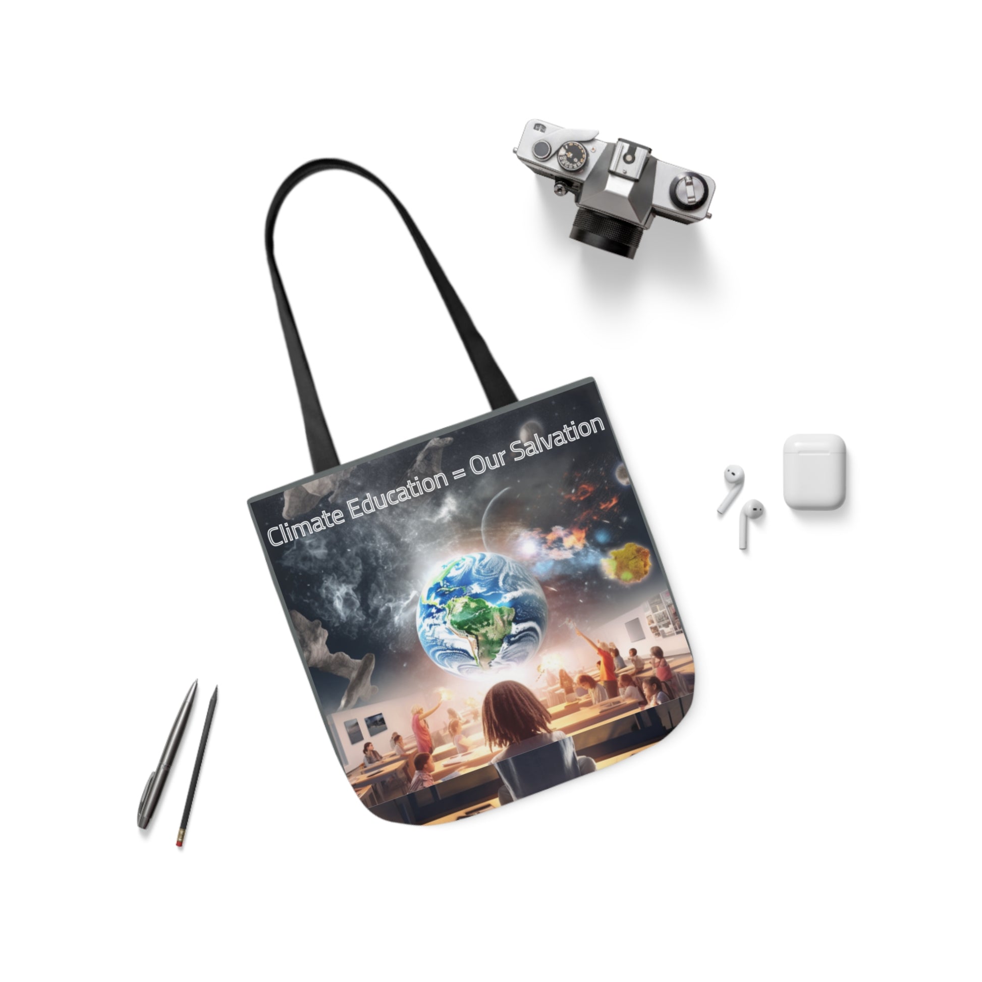 Climate Education Tote Bag - Spread Awareness with Style - B&N: Human Eco-Solutions